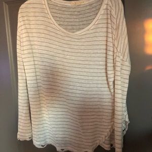 Distressed Long Sleeve Tee